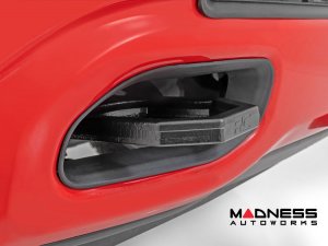 Dodge Ram 1500 4WD Tow Hook Brackets - w/ Bezels